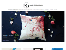 Tablet Screenshot of marliedecopain.com